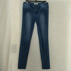 3/$20  JW Maxx textured blue jeans